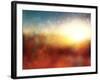 Defocused Background-shagane-Framed Art Print