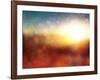 Defocused Background-shagane-Framed Art Print