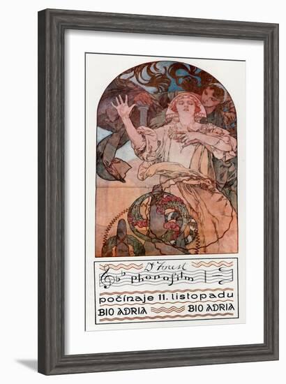 Deforest Phonofilm, 1927-Alphonse Mucha-Framed Giclee Print