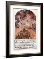 Deforest Phonofilm, 1927-Alphonse Mucha-Framed Giclee Print