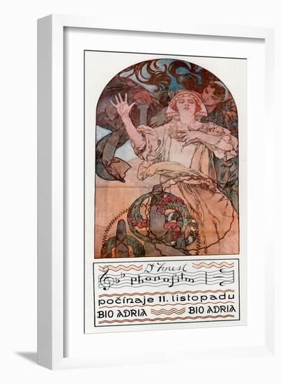 Deforest Phonofilm, 1927-Alphonse Mucha-Framed Giclee Print