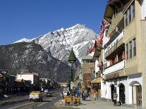 Mount Norquay and Downtown Banff, Alberta, Canada, North America-DeFreitas Michael-Photographic Print