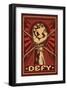 Defy Propaganda Poster-null-Framed Art Print