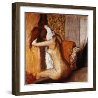 Degas: After The Bath-Edgar Degas-Framed Giclee Print