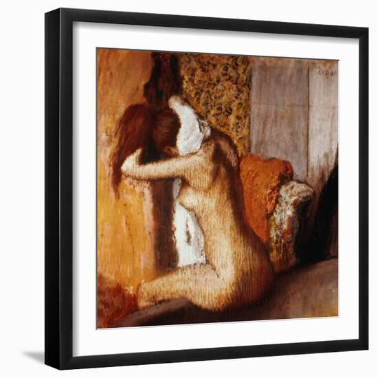 Degas: After The Bath-Edgar Degas-Framed Giclee Print