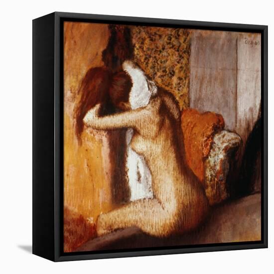 Degas: After The Bath-Edgar Degas-Framed Stretched Canvas