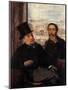 Degas and Evariste de Valernes, Painter and Friend of the Artist-Edgar Degas-Mounted Art Print