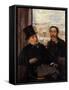 Degas and Evariste de Valernes, Painter and Friend of the Artist-Edgar Degas-Framed Stretched Canvas