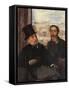 Degas and Evariste de Valernes-Edgar Degas-Framed Stretched Canvas