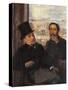 Degas and Evariste de Valernes-Edgar Degas-Stretched Canvas