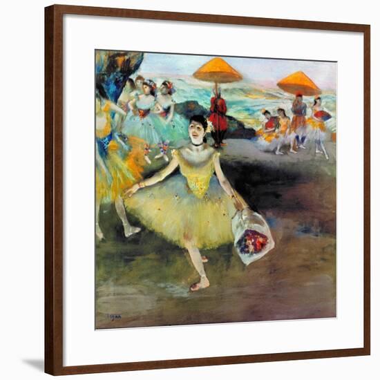 Degas: Dancer, 1878-Edgar Degas-Framed Giclee Print