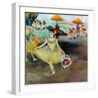 Degas: Dancer, 1878-Edgar Degas-Framed Giclee Print