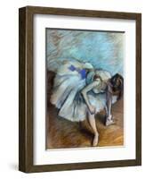 Degas: Dancer, 1881-83-Edgar Degas-Framed Giclee Print