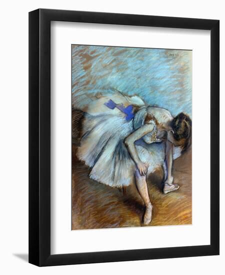 Degas: Dancer, 1881-83-Edgar Degas-Framed Giclee Print