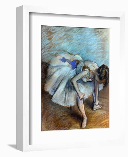 Degas: Dancer, 1881-83-Edgar Degas-Framed Giclee Print
