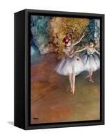 Degas: Dancers, C1877-Edgar Degas-Framed Stretched Canvas