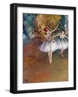 Degas: Dancers, C1877-Edgar Degas-Framed Giclee Print