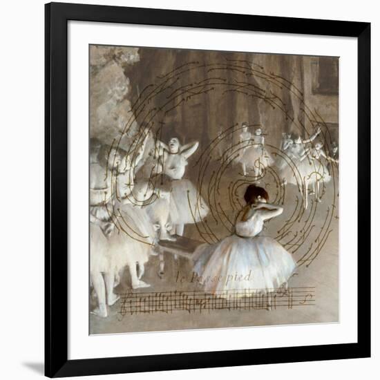 Degas Dancers Collage 2-BG^Studio-Framed Art Print