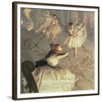 Degas Dancers Collage 4-BG^Studio-Framed Art Print