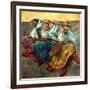 Degas: Dancing Girls, C1895-Edgar Degas-Framed Giclee Print