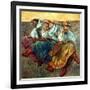 Degas: Dancing Girls, C1895-Edgar Degas-Framed Giclee Print