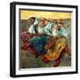 Degas: Dancing Girls, C1895-Edgar Degas-Framed Giclee Print