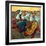 Degas: Dancing Girls, C1895-Edgar Degas-Framed Giclee Print
