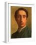 Degas in a Green Jacket, circa 1856-Edgar Degas-Framed Giclee Print