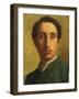 Degas in a Green Waistcoat, circa 1855-1856-Edgar Degas-Framed Giclee Print