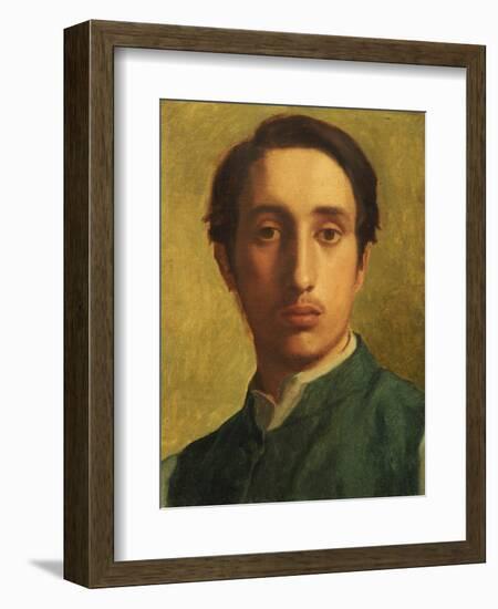 Degas in a Green Waistcoat, circa 1855-1856-Edgar Degas-Framed Giclee Print