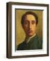 Degas in a Green Waistcoat, circa 1855-1856-Edgar Degas-Framed Giclee Print