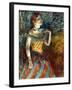 Degas: Singer In Green-Edgar Degas-Framed Giclee Print