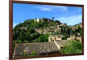 Deia village, Tramuntana Mountain Range, Majorca, Balearic Islands, Spain, Europe-Carlo Morucchio-Framed Photographic Print