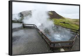 Deildartunguhver Thermal Spring, Borgarnes, Iceland, Polar Regions-Michael-Framed Photographic Print