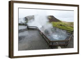Deildartunguhver Thermal Spring, Borgarnes, Iceland, Polar Regions-Michael-Framed Photographic Print