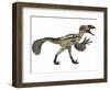 Deinonychus, a Carnivorous Dinosaur from the Early Cretaceous Period-null-Framed Art Print