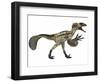 Deinonychus, a Carnivorous Dinosaur from the Early Cretaceous Period-null-Framed Art Print