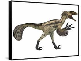 Deinonychus, a Carnivorous Dinosaur from the Early Cretaceous Period-null-Framed Stretched Canvas