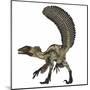 Deinonychus, a Carnivorous Dinosaur from the Early Cretaceous Period-Stocktrek Images-Mounted Art Print