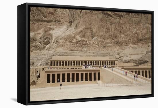 Deir-El-Bahri (Hatshepsut's Temple), West Bank Thebes, Egypt, North Africa, Africa-Richard Maschmeyer-Framed Stretched Canvas