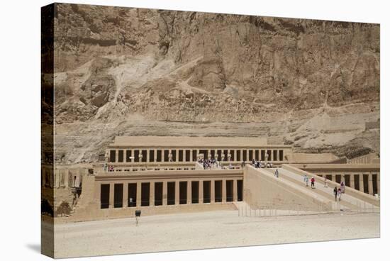 Deir-El-Bahri (Hatshepsut's Temple), West Bank Thebes, Egypt, North Africa, Africa-Richard Maschmeyer-Stretched Canvas