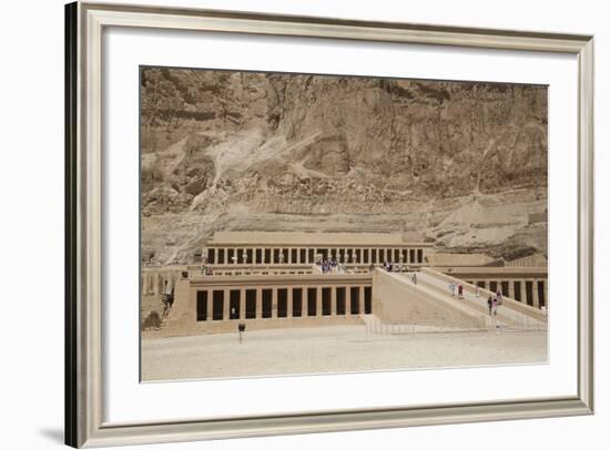 Deir-El-Bahri (Hatshepsut's Temple), West Bank Thebes, Egypt, North Africa, Africa-Richard Maschmeyer-Framed Photographic Print