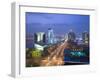 Deira Buildings Along Dubai Creek and Baniyas Road, Dubai, United Arab Emirates-Walter Bibikow-Framed Photographic Print