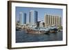 Deira Twin Towers, Dubai Creek, Dubai, United Arab Emirates, Middle East-Matt-Framed Photographic Print