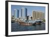Deira Twin Towers, Dubai Creek, Dubai, United Arab Emirates, Middle East-Matt-Framed Photographic Print
