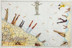 Sea Legs, 2016 (Collage on Nautical Chart)-Deirdre Kelly-Giclee Print