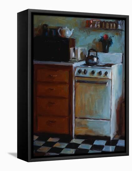 Deirdre's Kitchen III-Pam Ingalls-Framed Stretched Canvas