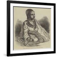 Dejatch Alamaeo, Son of Theodore, Late King of Abyssinia-null-Framed Giclee Print