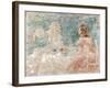 Dejeuner Intime, (Oil on Canvas)-Louis Icart-Framed Giclee Print