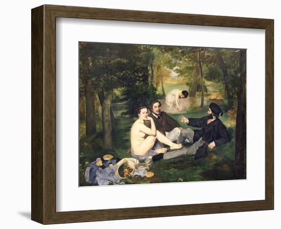 Dejeuner Sur L'Herbe, 1863-Edouard Manet-Framed Giclee Print